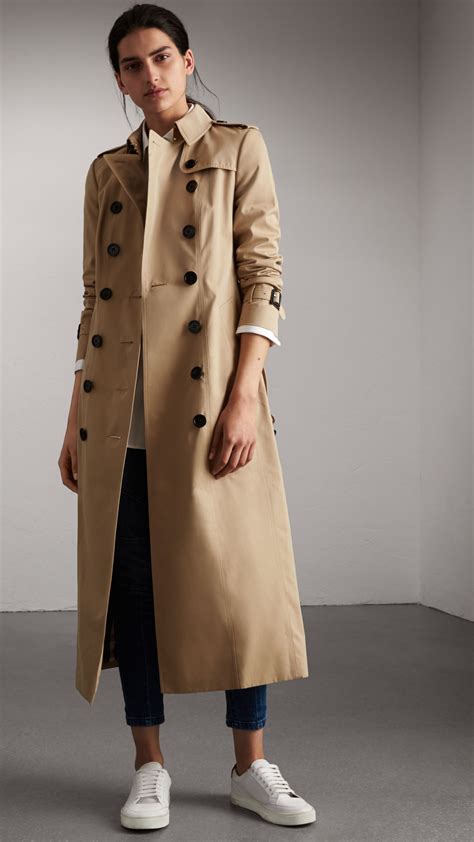 burberry women long trench|classic burberry raincoat for women.